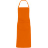 Tablier long Ducasse orange