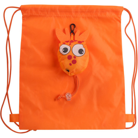 Sac à dos enfant Elanio la girafe orange