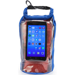 Sac waterproof Aleta bleu roi en situation