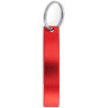 Décapsuleur porte-clés Sparkling rouge de dessus