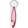 Décapsuleur porte-clés Sparkling rouge de profil