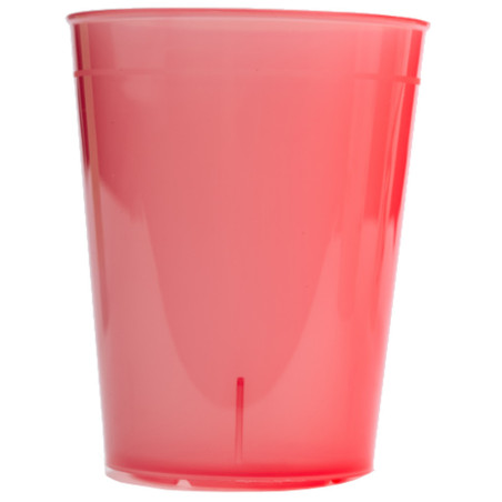 Gobelet personnalisable et réutilisable rouge 33 cl avec sérigraphie 2 couleurs