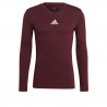 Sous-maillot ADIDAS Base Tee 21 bordeaux de face