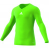 Sous-maillot ADIDAS Base Tee 21 vert fluo de face