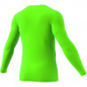 Sous-maillot ADIDAS Base Tee 21 vert fluo de dos