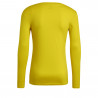 Sous-maillot ADIDAS Base Tee 21 jaune de dos