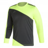 Maillot de Gardien manches longues ADIDAS Squadra 21 jaune fluo et noir de face