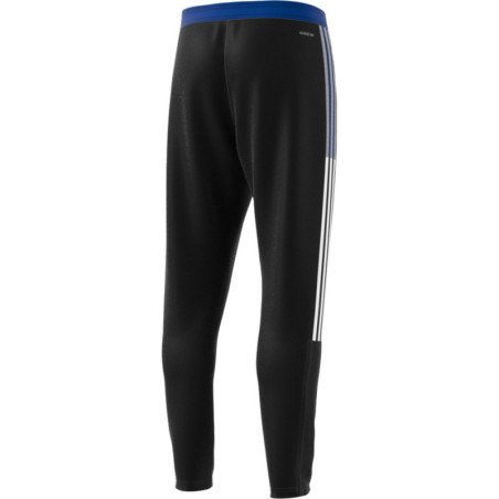 Pantalon de survêtement ADIDAS Tiro 21 noir et bleu roi de dos