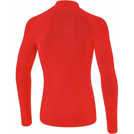 Longsleeve Athletic ERIMA col montant dos rouge