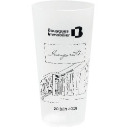 Gobelet personnalisable et réutilisable 40 cl avec sérigraphie 1 couleur