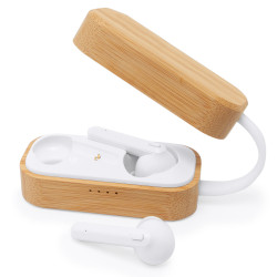 écouteurs bluetooth blues à personnaliser