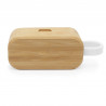 écouteurs bluetooth blues à personnaliser boîte