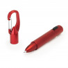 Stylo Araya à personnaliser rouge ouvert
