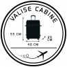 Valise cabine Eldera détails