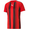 Maillot PUMA Team Liga Striped rouge noir face