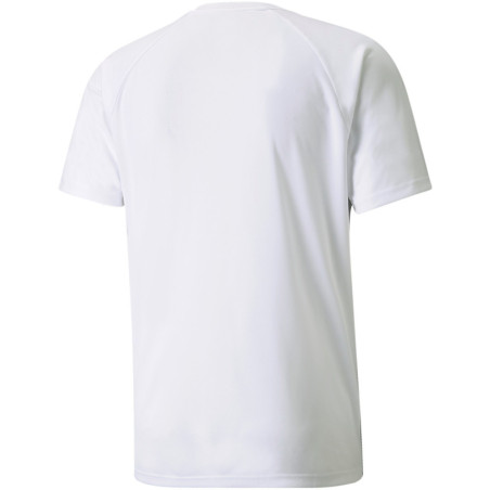 Maillot PUMA Team Liga Striped blanc noir dos