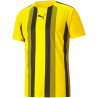 Maillot PUMA Team Liga Striped jaune noir face