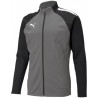 Veste de survêtement Club Puma Team Liga gris noir face