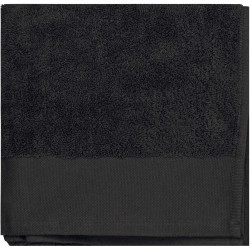 Serviette bio à personnaliser noir