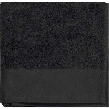 Serviette bio à personnaliser noir