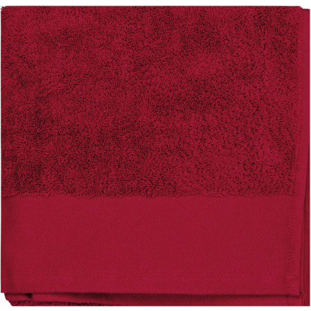 Serviette bio à personnaliser rouge