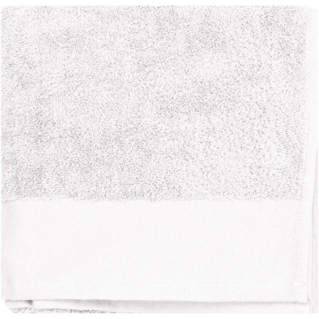 Serviette bio à personnaliser blanc