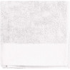 Serviette bio à personnaliser blanc
