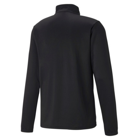 Sweat 1/4 Zip Puma TeamRise noir vue de dos