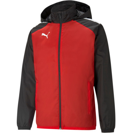 Coupe vent Puma All Weather rouge noir face