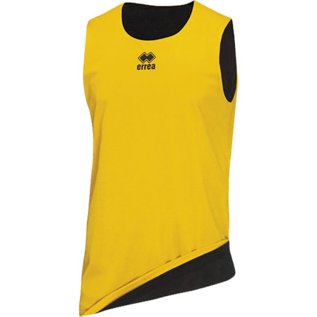 Maillot de basket ERREA Chicago réversible jaune et noir