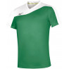 Maillot de football MIZUNO Authentic Myou vert et blanc de face