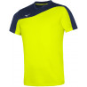 Maillot de football MIZUNO Authentic Myou jaune fluo et marine