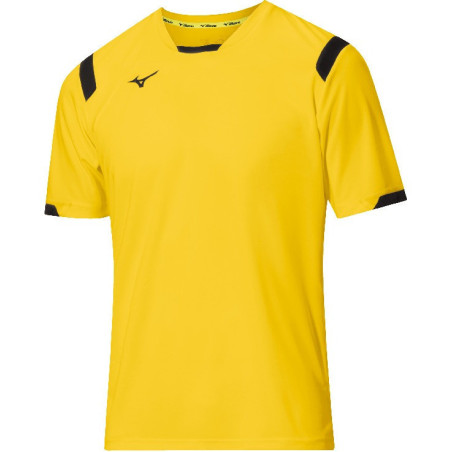 Maillot de football MIZUNO Premium jaune et noir