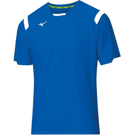 Maillot de football MIZUNO Premium bleu roi et blanc