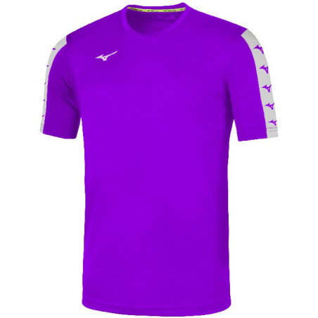 Tee-shirt d'entraînement MIZUNO Nara violet et blanc