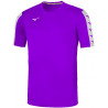 Tee-shirt d'entraînement MIZUNO Nara violet et blanc