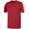 Tee-shirt d'entraînement MIZUNO Nara rouge et blanc