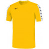 Tee-shirt d'entraînement MIZUNO Nara jaune, blanc et noir