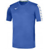 Tee-shirt d'entraînement MIZUNO Nara bleu roi et blanc