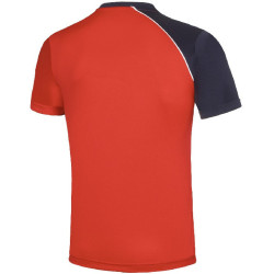 Maillot de football MIZUNO Shukyu rouge et marine de face 2