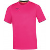 Tee-shirt MIZUNO Core rose et jaune fluo