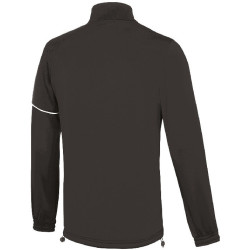 Sweat zippé d'entraînement MIZUNO Sendai noir de face 2