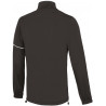 Sweat zippé d'entraînement MIZUNO Sendai noir de dos