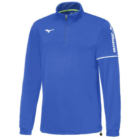 Sweat zippé d'entraînement MIZUNO Sendai bleu roi