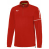 Sweat zippé d'entraînement MIZUNO Sendai rouge