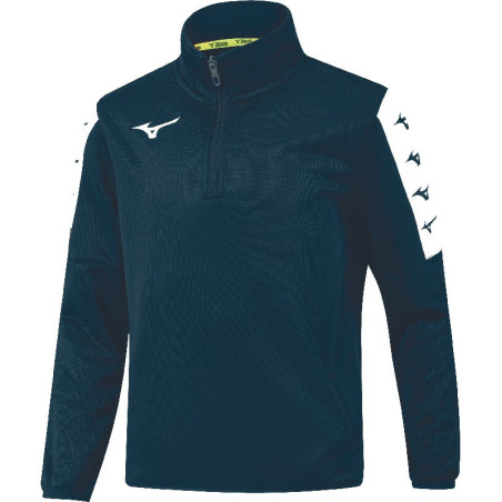 Sweat zippé d'entraînement MIZUNO Nara marine