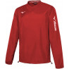 Veste de pluie MIZUNO Sendai rouge