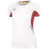 Maillot de Running MIZUNO Premium JPN Femme blanc et rouge