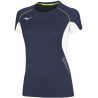 Maillot de Running MIZUNO Premium JPN Femme marine et blanc