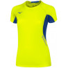 Maillot de Running MIZUNO Premium JPN Femme jaune fluo et bleu roi